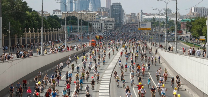 20 мая в столице пройдет мероприятие «Московский велопарад»