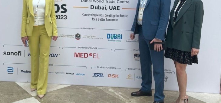 17-21 января в Дубае прошел Всемирный конгресс Международной федерации оториноларингологических обществ IFOS-2023